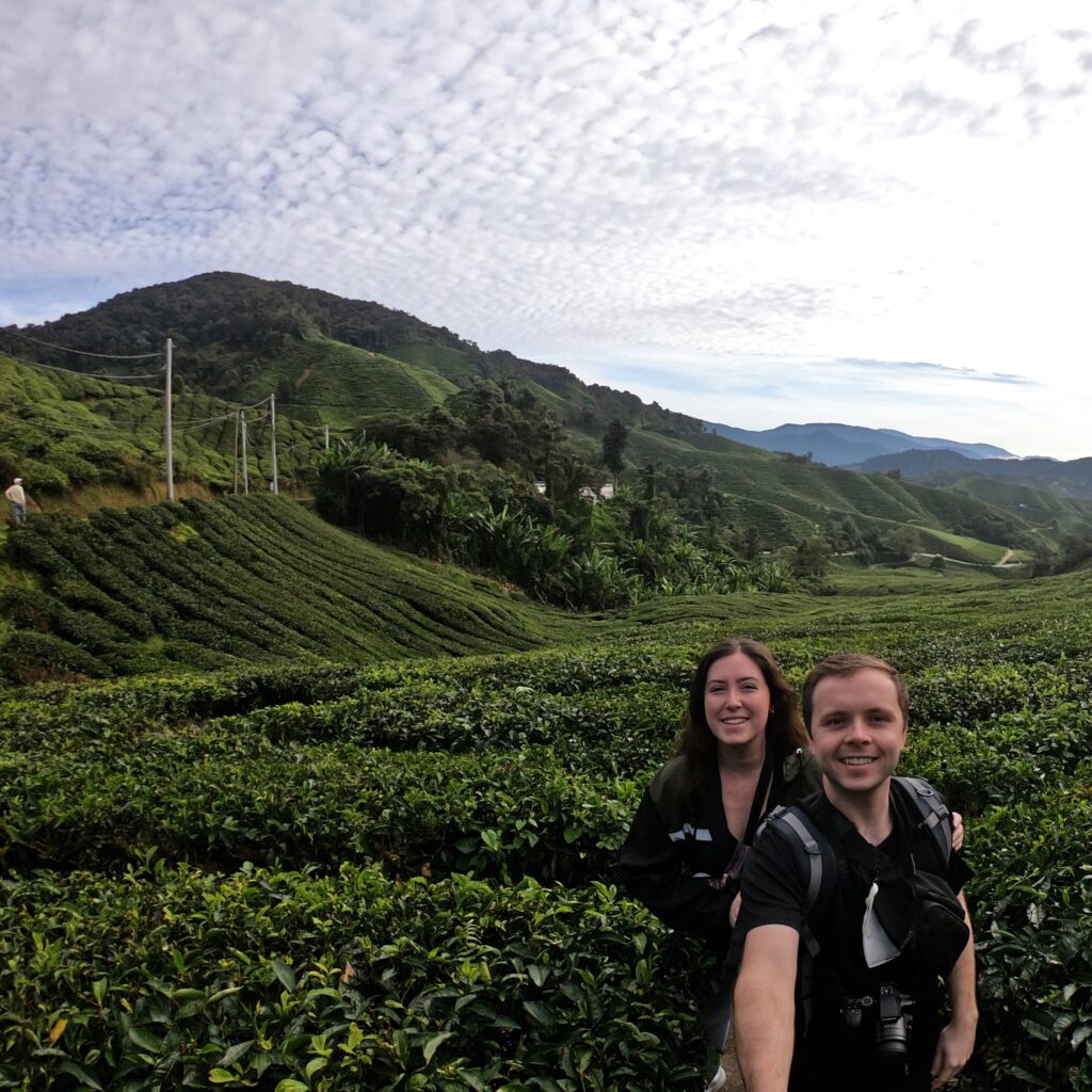 exploring the BOH tea plantation in the Cameron Highlands